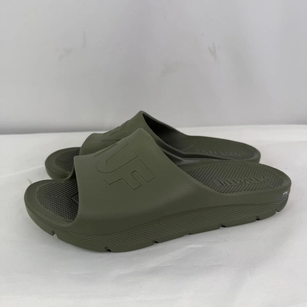 XTRATUF Mens Apres Fish Sandal Olive Green BioLite Slide XAFH300 Size 10M